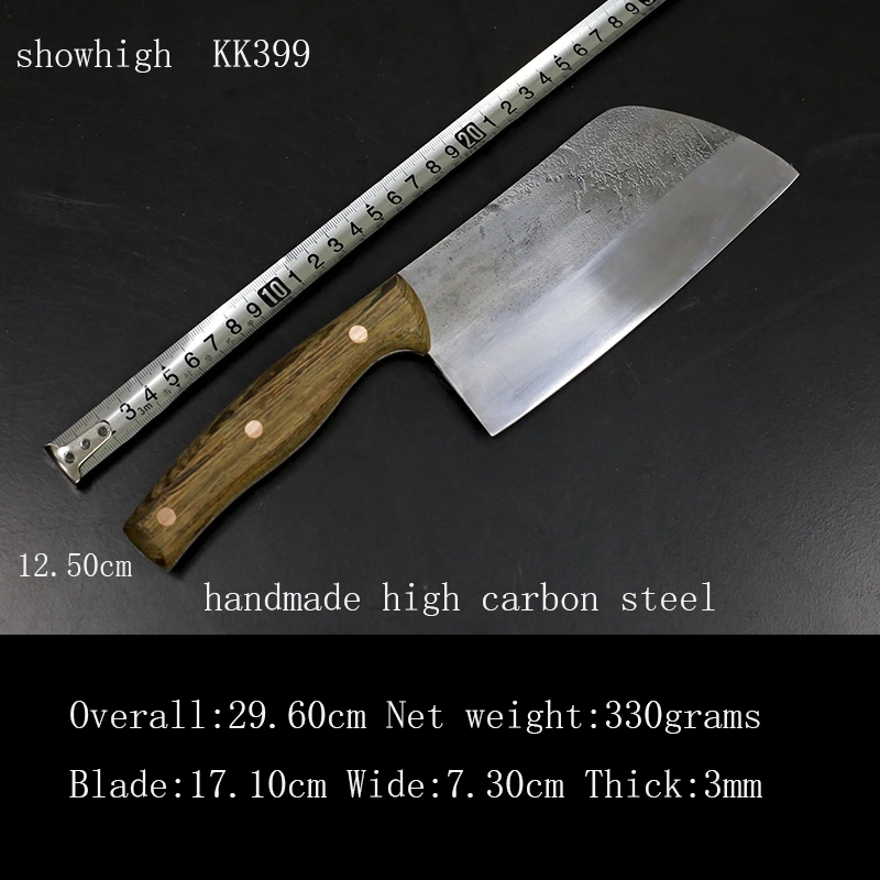 hand forged 1060 carbon slicing knife chef knife santoku knife KK399