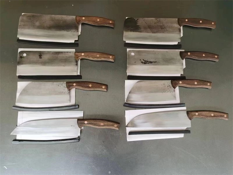 hand forged 1060 carbon slicing knife chef knife santoku knife KK399