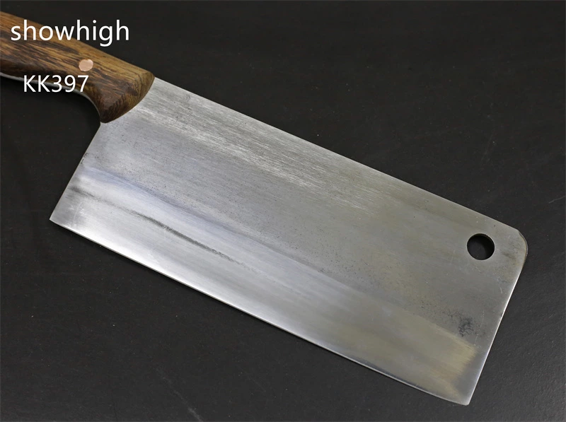 hand crafted 1060 high carbon kitchen knife chopper knife chef knife kk397