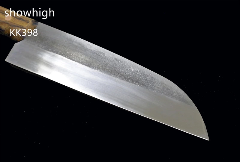 hand crafted 1060 carbon kitchen knife santoku knife chef knife KK398