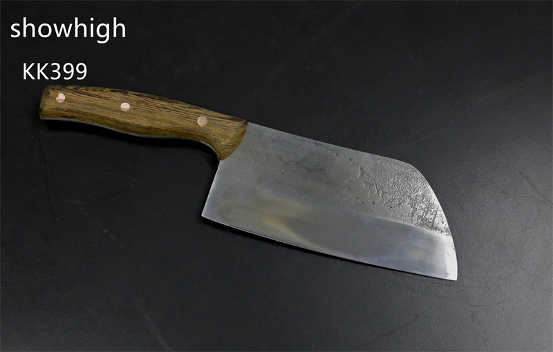 hand forged 1060 carbon slicing knife chef knife santoku knife KK399